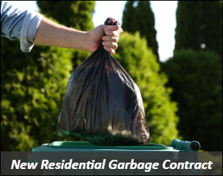 New Residential Garbage Contract